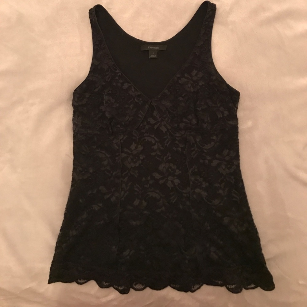 Black Lace Top